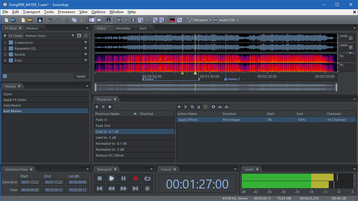 Soundop Audio Editor by Ivosight Audio Editor Plugin Host VST VST3