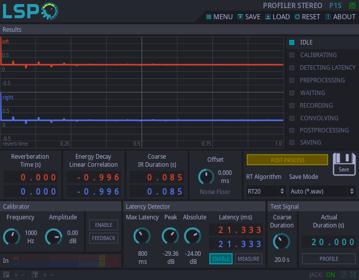 LSP Profiler by Linux Studio Plugins Project lsp Plugin VST LV2