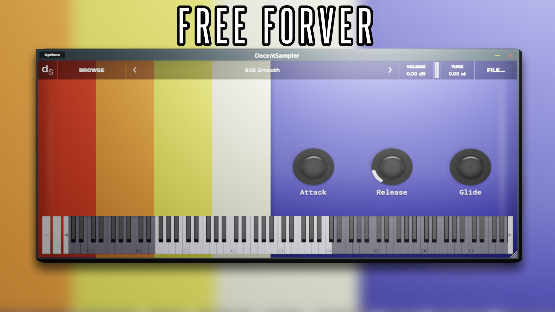 Modular 808 Decent Sampler Instrument By OSC Audio 808, 54 OFF