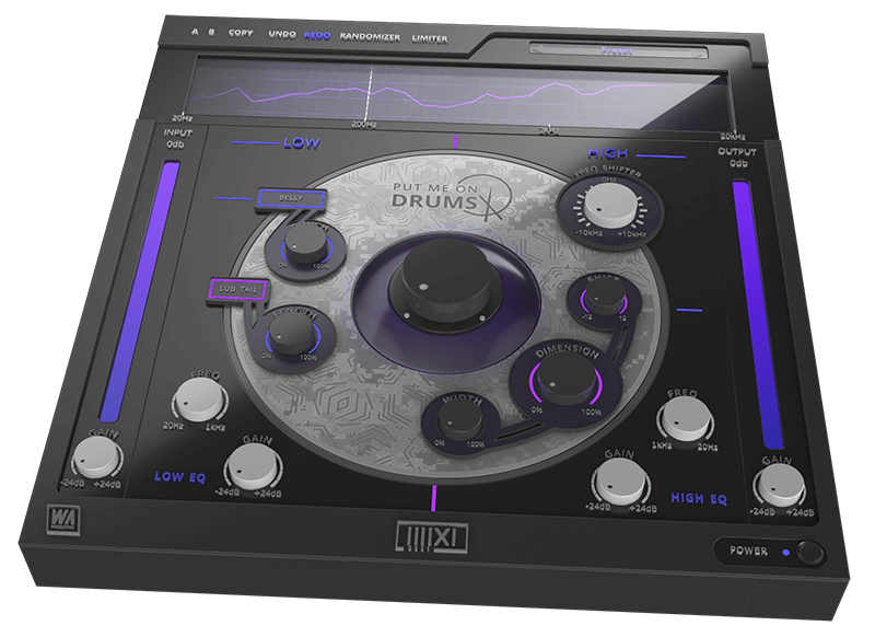 Put Me On Drums by K391 by W. A. Production Drum Enhancer Plugin VST VST3 Audio Unit AAX