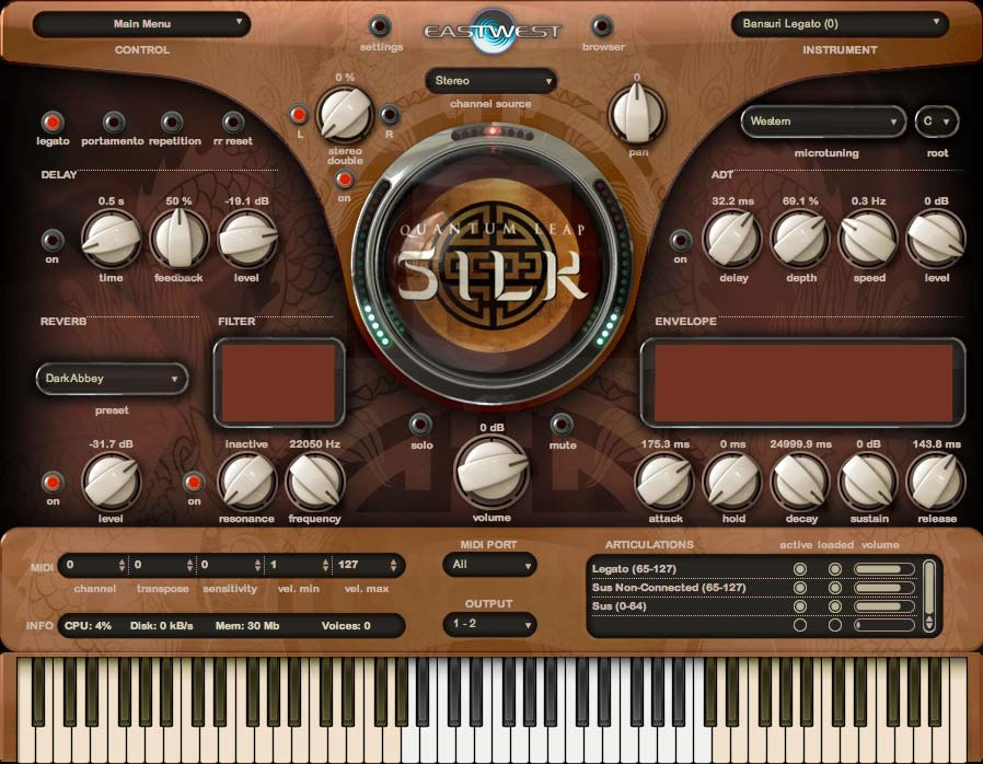 KVR Quantum Leap Silk by EastWest World VST Plugin, Audio Units