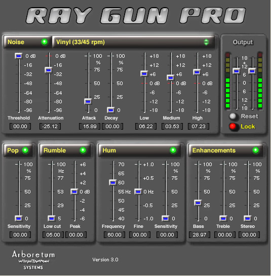 Ray Gun Pro by Arboretum Systems Noise Removal / Restoration Plugin