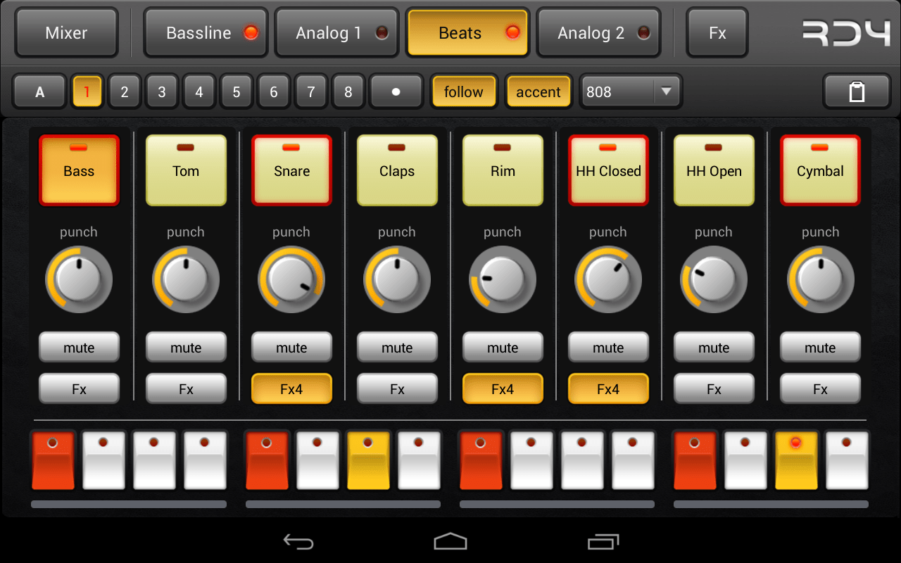 RD4 Groovebox by mikrosonic Groove Box App