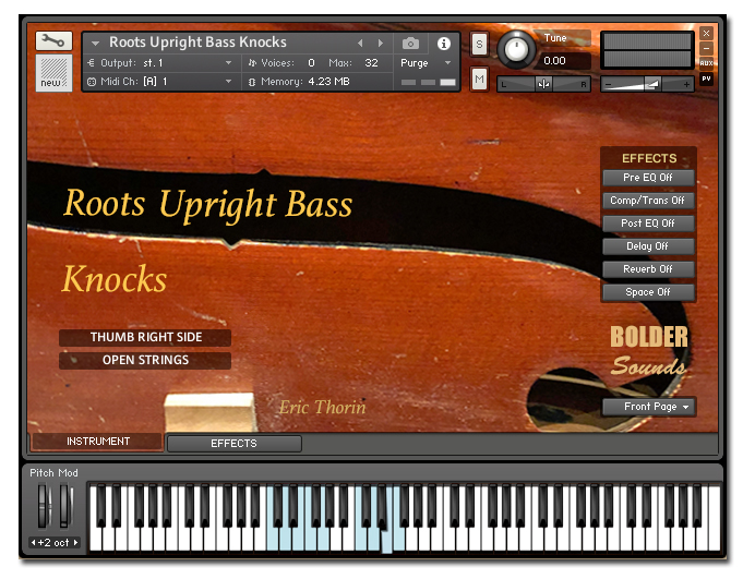 Roots Upright Bass by Bolder Sounds Upright Bass