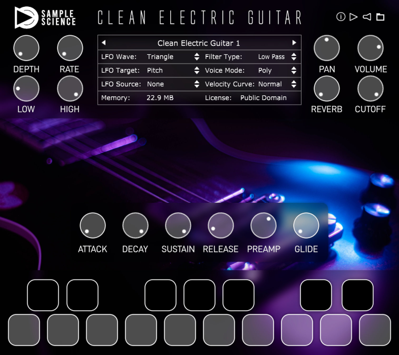 SampleScience releases free "Clean Electric Guitar" plugin