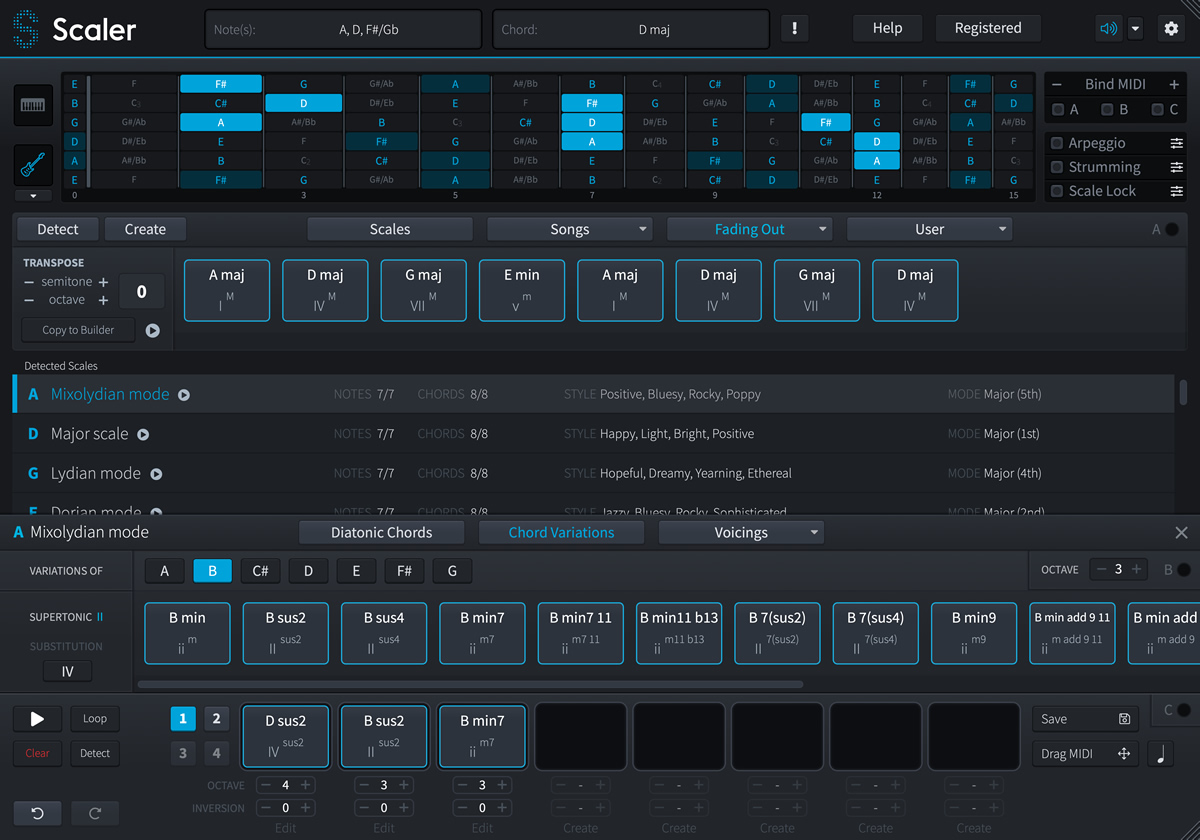 Scaler by Plugin Boutique Chord Generator Plugin VST Audio Unit AAX