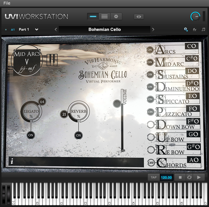 VirHarmonic announces "Bohemian Cello" Virtual Performer for the UVI