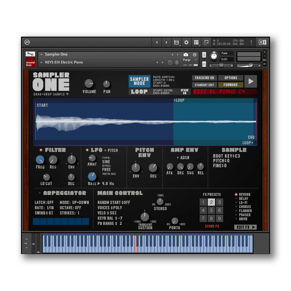 Sampler One by soundtrax Instant Drag and Drop Sampler