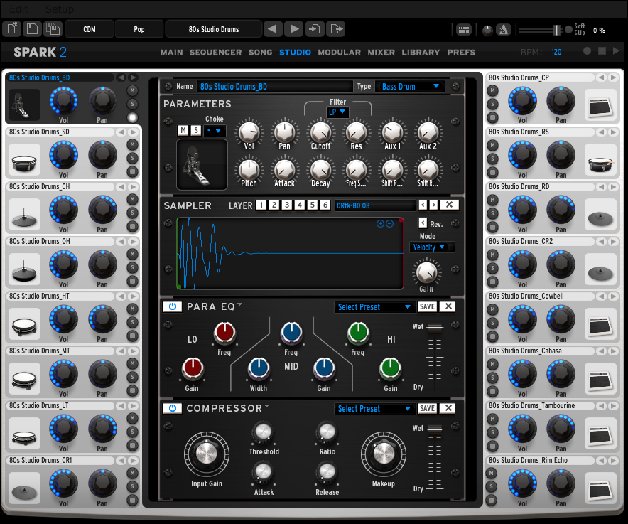 Arturia releases Spark 2 Drum Machine Software