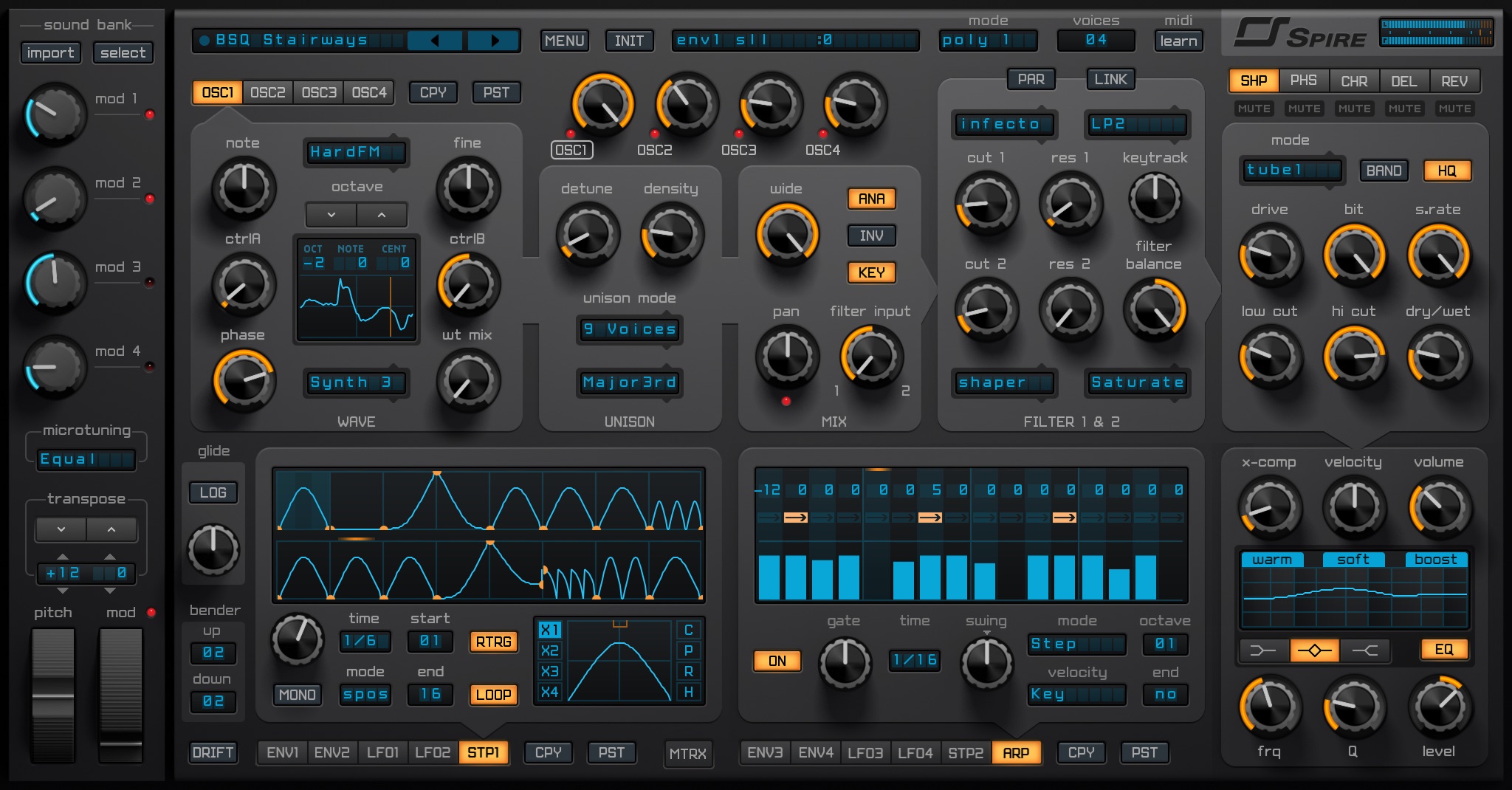 Spire by Reveal Sound Synth (Analogue / Subtractive) Plugin VST VST3