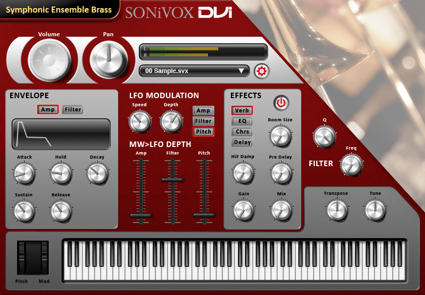 Symphonic Ensemble Brass by SONiVOX Brass Plugin VST Audio Unit