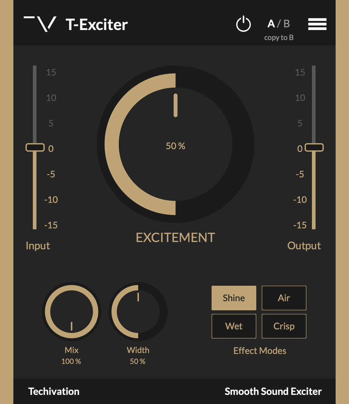 Techivation releases TExciter A MusicalSounding Exciter Plugin