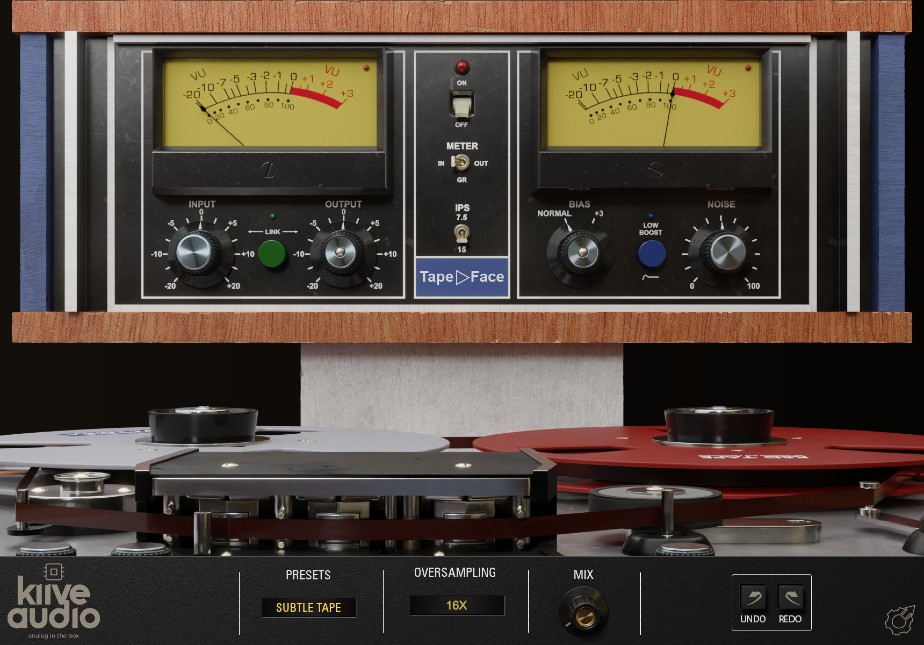 Tape Face by Kiive Audio Tape Saturation Plugin VST Audio Unit AAX