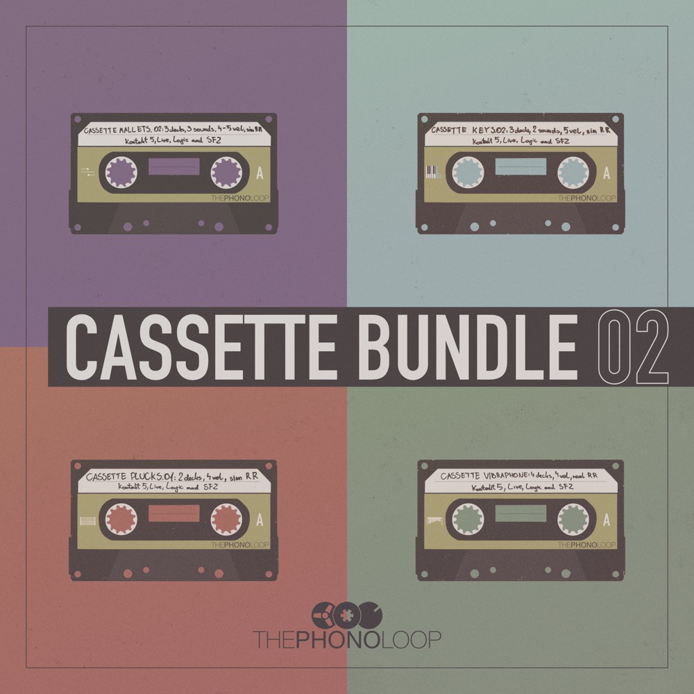 Cassette Bundle.02 by THEPHONOLOOP Cassette Tape Sampler Instrument