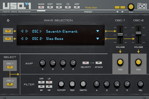 USQ-1 by UVI - Digital-Analog Wave-Synth Plugin VST VST3 Audio Unit AAX