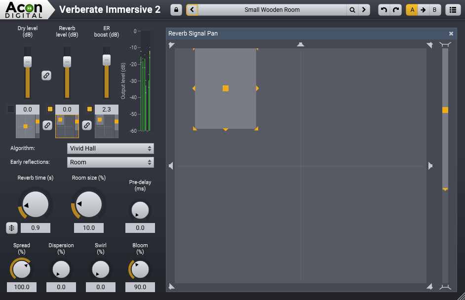 Verberate Immersive by Acon Digital Reverb Plugin VST VST3 Audio Unit AAX