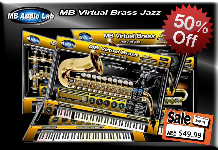 MB Virtual Brass Jazz by MB Audio Lab Brass Plugin VST VST3 Audio Unit