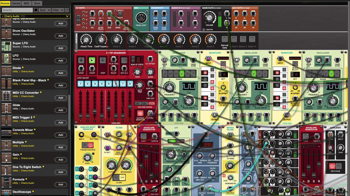 Voltage Modular Nucleus by Cherry Audio Virtual Modular Synthesizer