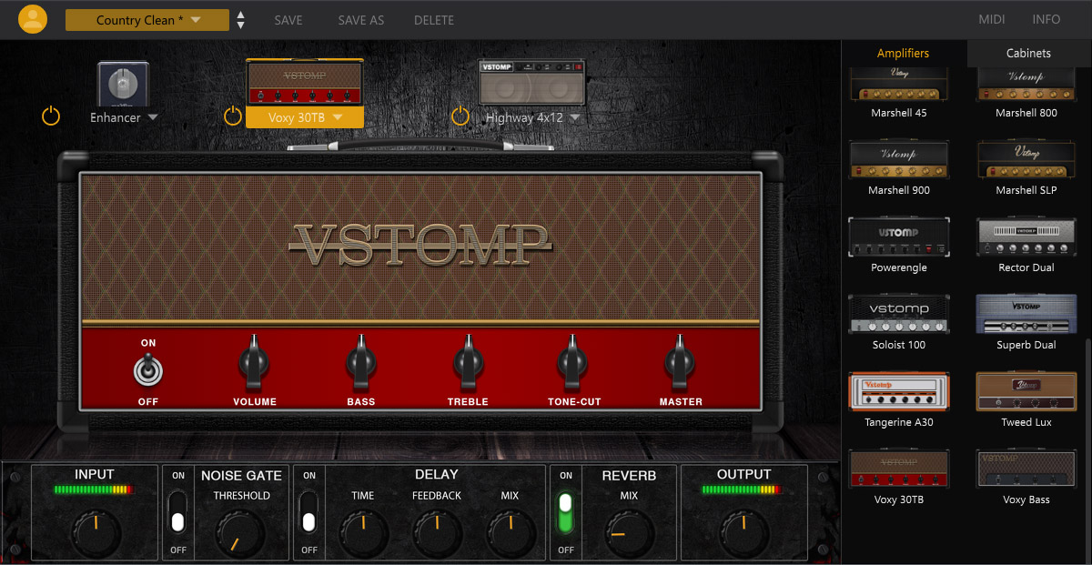 Electric Guitar J by Sound Magic Electric Guitar Plugin VST Audio Unit