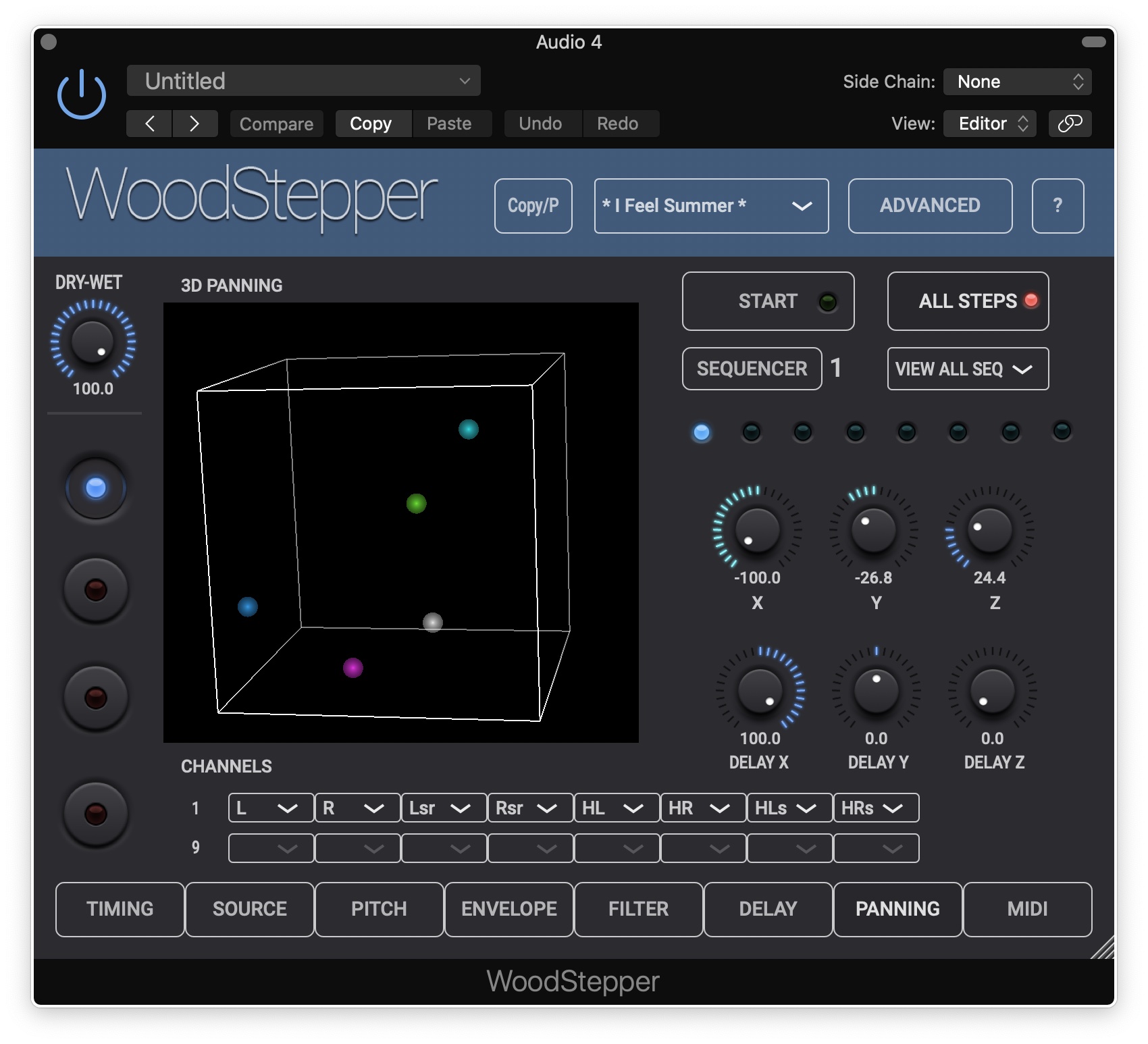 WoodStepper by Woodman's Immaculate Maple Syrup Studio Sequencer