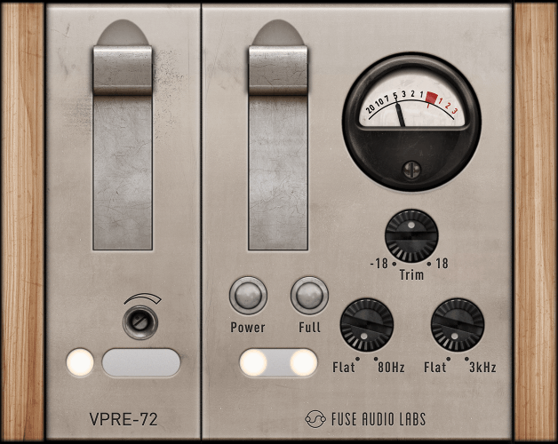 VPRE72 Free Vintage Tube Preamp by Fuse Audio Labs Preamp Emulation