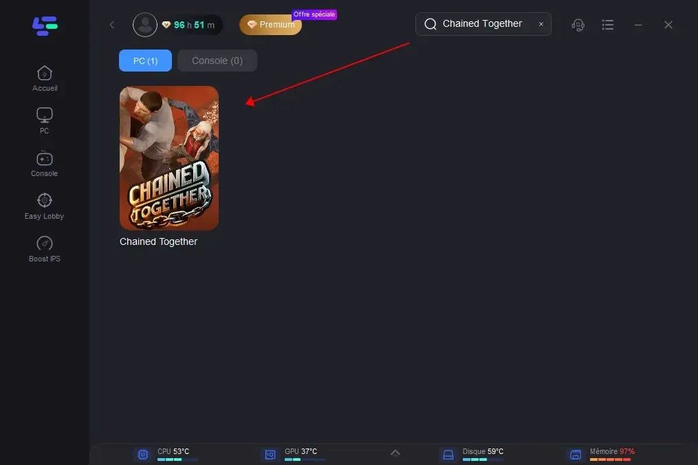 What platform is Chained Together on