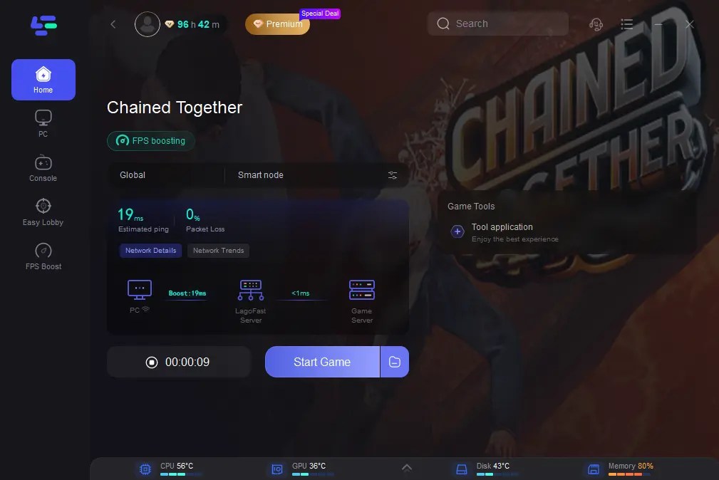 What platform is Chained Together on