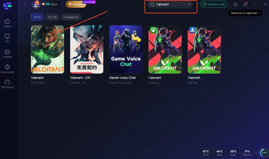 Way to Check and Enable Ping in Valorant