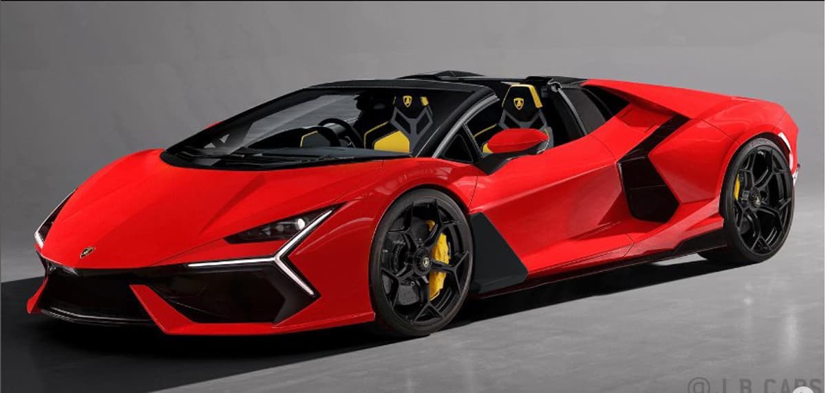 2023 Revuelto Roadster Convertible Digitally Rendered Image