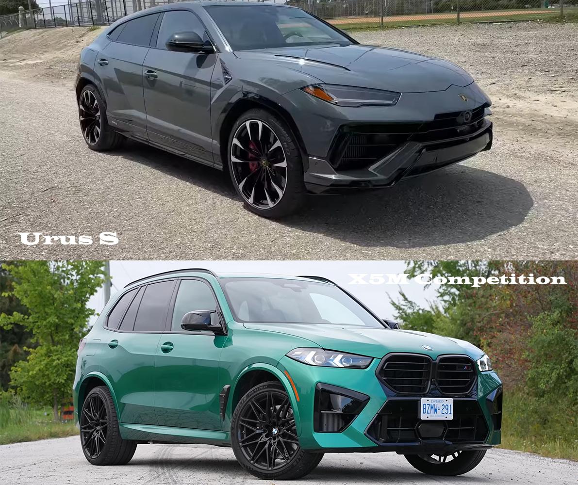 Urus S Vs BMW X5M Competition Brutal Raw Power Plus Intelligent Tech LamboCARS
