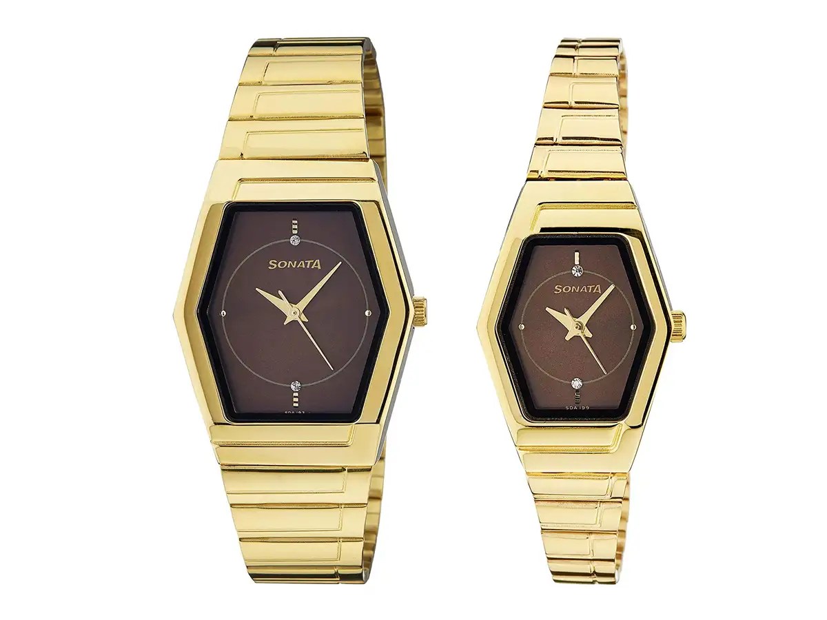 Sonata Analog Pair Watch Amazon Diwali Special Sonata के