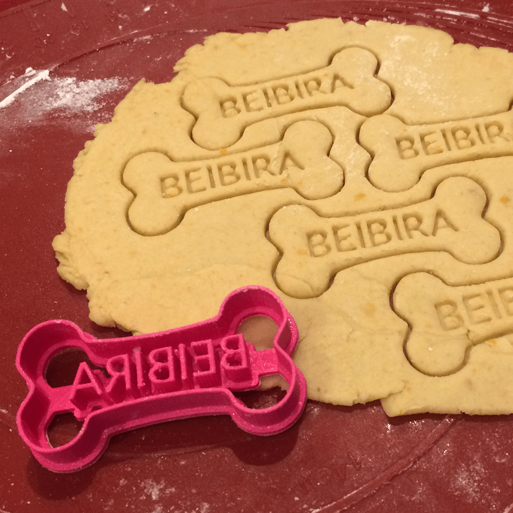 Custom Dog Bone Treat Cookie Cutter for Pets Layerica
