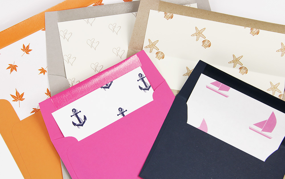 Sneak Peek Custom Printed Envelope Liners!