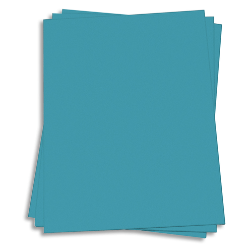 Celestial Blue Card Stock 8 1/2 x 11 65lb Cover LCI Paper