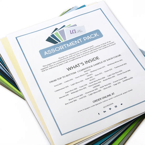 Assorted Matte Card Stock 12 x 12 Gmund Colors Matt 111lb Cover LCI