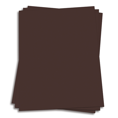 Dark Brown 12 x 12 Cardstock Chocolate Matt, 74lb Cover LCI Paper