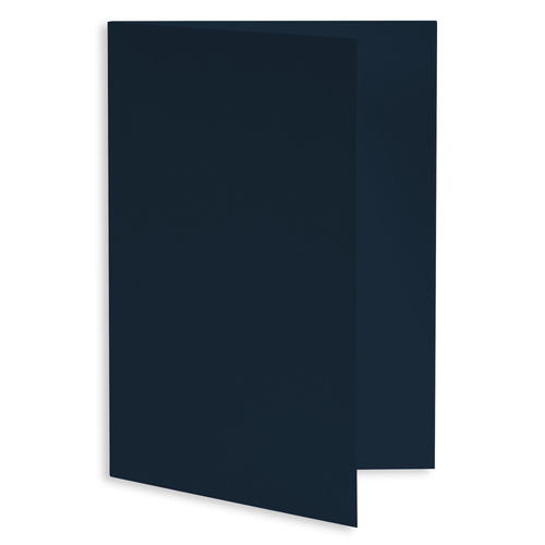 Dark Navy Blue Folded Card A1 Gmund Colors Matt 3 1/2 x 4 7/8 111C