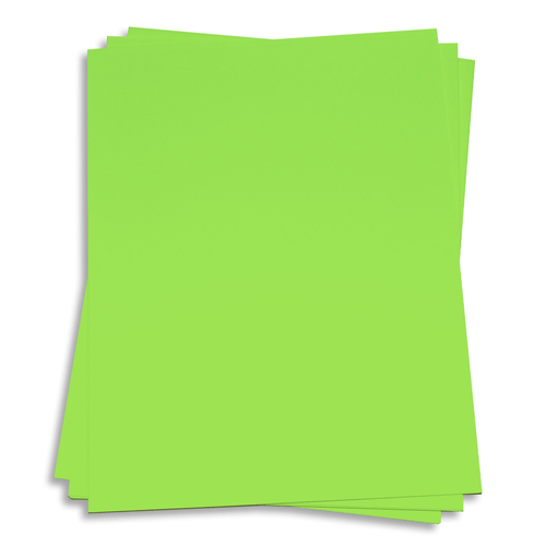 Leaf Green Card Stock 8 1/2 x 11 Gmund Colors Matt 111lb Cover LCI