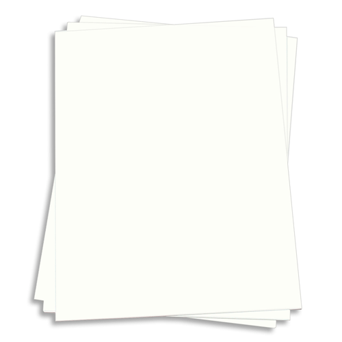Wedding White Card Stock 8 1/2 x 11 Gmund Colors Matt 111lb Cover