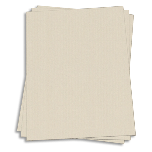 Chardonnay Beige Card Stock 11 x 17 Gmund Colors Felt 118lb Cover