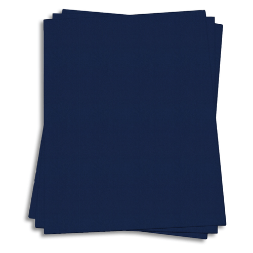 Midnight Blue Card Stock 12 x 12 Gmund Colors Felt 118lb Cover LCI