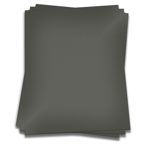 Slate Gray Card Stock 12 x 12 Gmund Colors Metallic 115lb Cover LCI