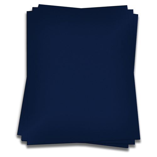 Midnight Blue Card Stock 27 x 39 Gmund Colors Metallic 115lb Cover