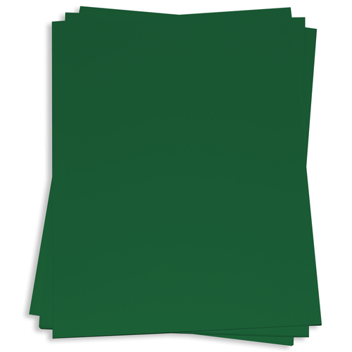 Emerald Green Paper 12 x 12 LCI Hue Matte 81lb Text LCI Paper