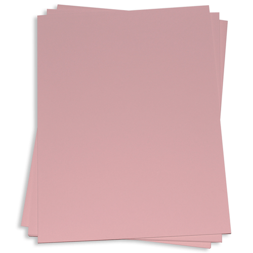 Dusty Rose Paper 8 1/2 x 11 LCI Hue Matte 80lb Text LCI Paper