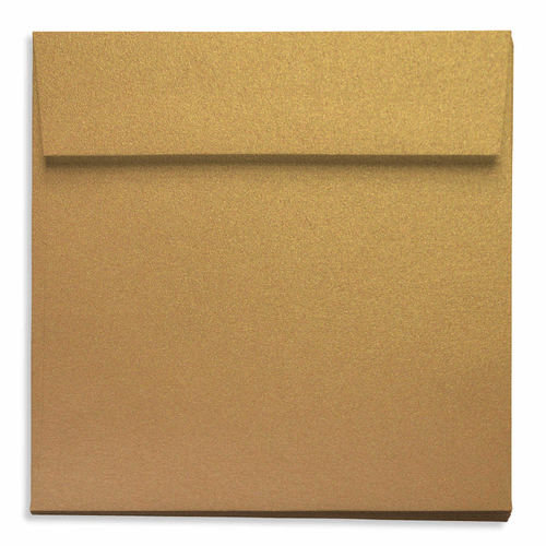 Antique Gold Square Envelopes 6 1/2 x 6 1/2 Stardream Metallic 81T