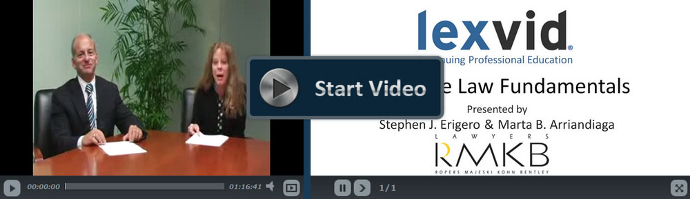 Insurance Law Fundamentals CLE Course from LexVid