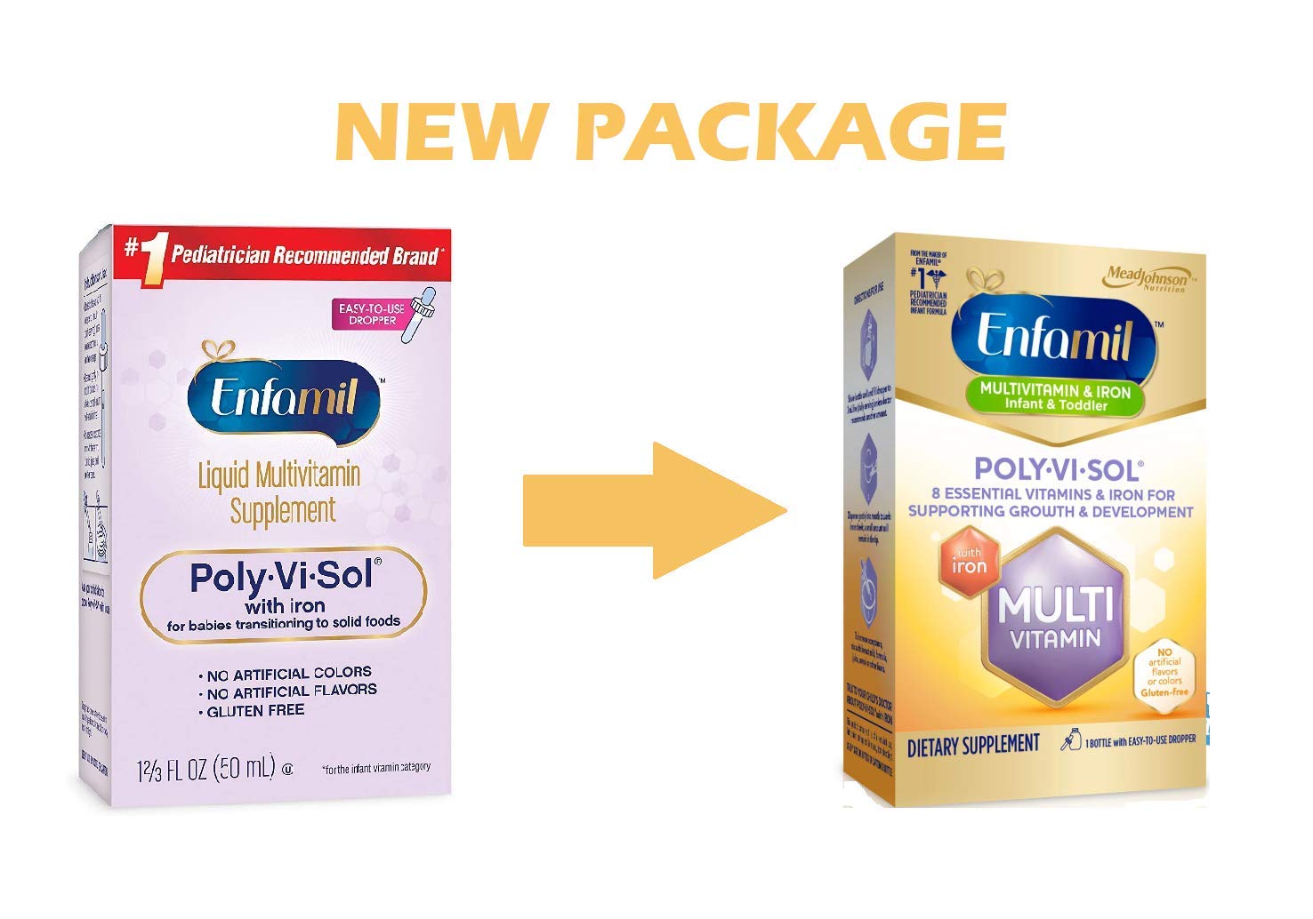 Poly·Vi·Sol® with Iron Pediatric Multivitamin Supplement 1500 IU