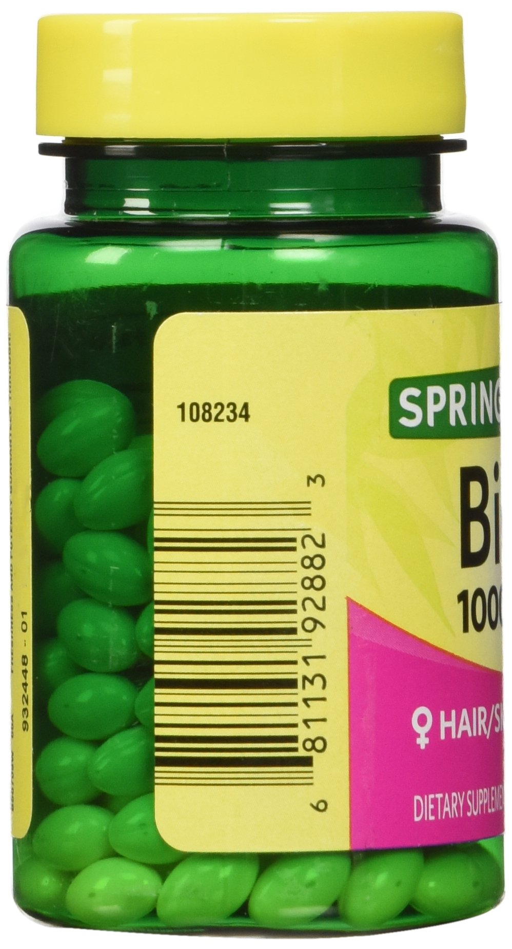 Spring Valley Biotin 1000 mcg, 150 Tablets LifeIRL