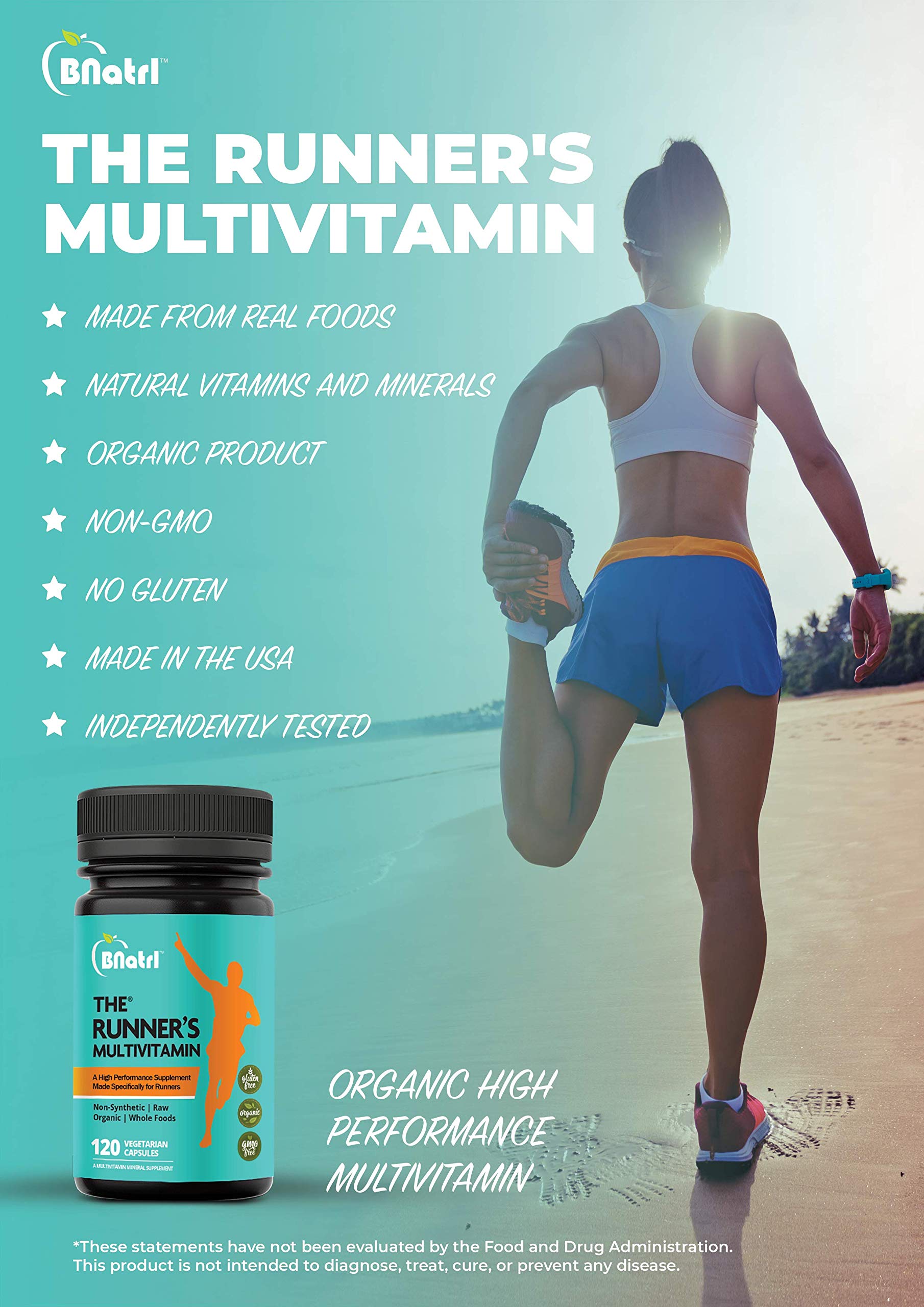 The Runner's Multivitaminan Organic High Performance Multivitamin Made